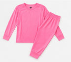 Pijama Manga Larga para Niña | Fruit of the Loom | Rosa Coral